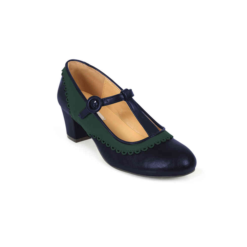 Banned - Vintage Voyager Pumps - Blau/Grün